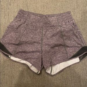 Lululemon high waisted Hotty Hot short